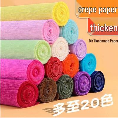 Papier Crépon Coloré pour Emballage de Fleurs et Art Floral DIY
