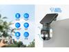 360-Degree Solar PTZ Wireless Battery Camera for Indoor/Outdoor Use