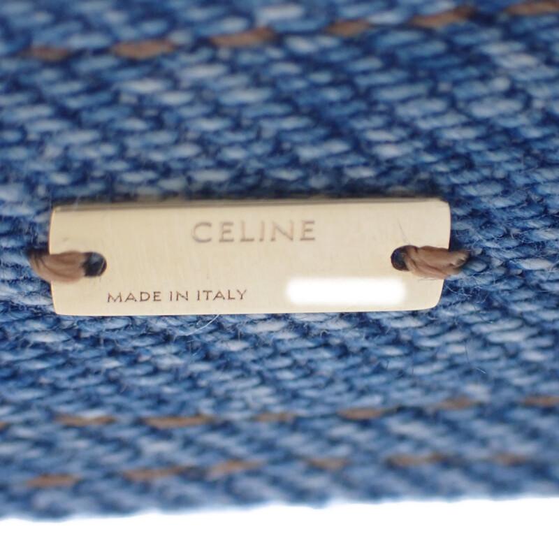 CELINE  460YV2BCO.07GD Hair Accessory Blue Denim Women