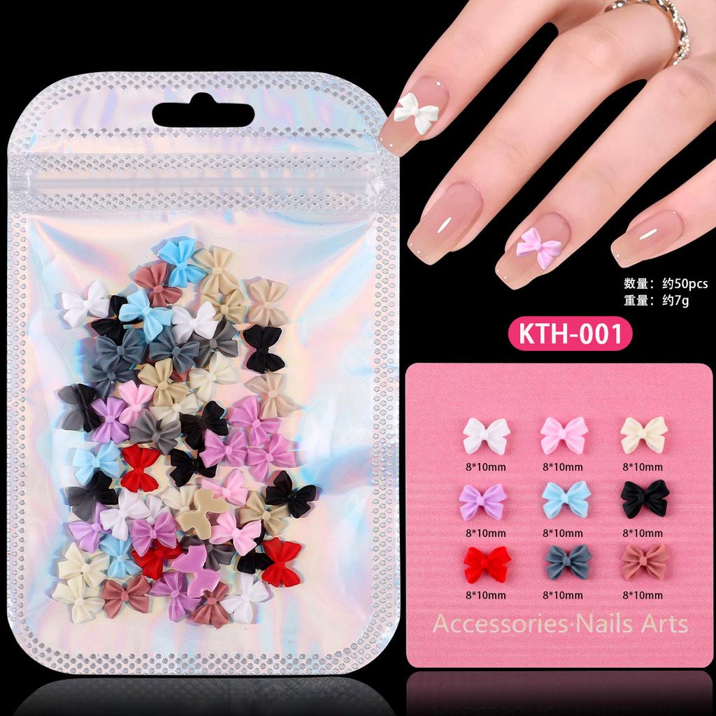 Color Streamer Resin Bow Mixed Nail Art Trinkets Mobile Phone Case Accessories Work In Progress Diy Accessories