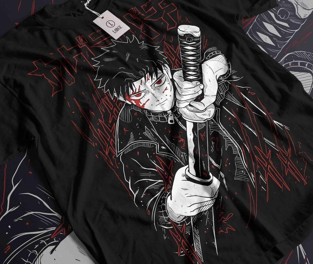 Jujutsu Kaisen TShirt Kagurabachi Gojo Satoru Girl Anime Gift Shirt All Size