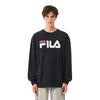 Fila Buchstaben-Logo Sportlich Lässiger Rundhals-Pullover Amerikanisches Vintage Sweatshirt Unisex Sweatshirt Legendär-Blau F51U144231FNV