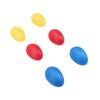 12Pcs Plastic Egg Shakers Percussion Instruments Easter Party 3 Colors Lightweight Educational Rhythm Tool for