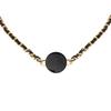 Chanel [Primavera ed Estate 23] 23P logo a doppia C bottone girocollo collana in metallo da donna oro/nero