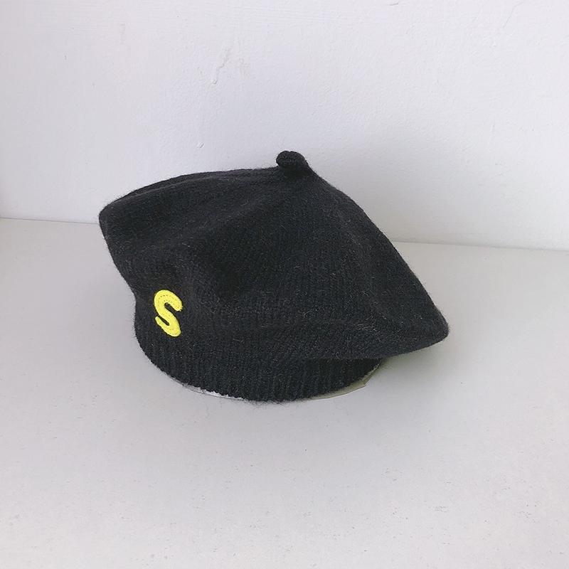 Kids Knitted Beret Baby Painter Hat Super Cute Pumpkin Hat Children's Hat