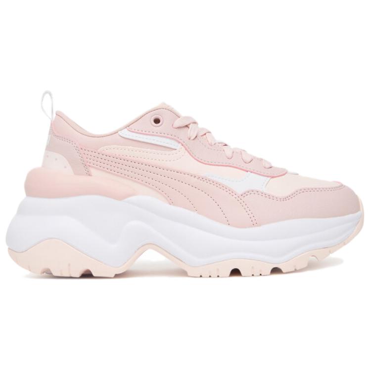 Puma Cilia Wedge Pink White Women Sneakers Mauve-Mist Puma-White 393915-15