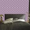 Wallpaper Geometric Pattern Purple and Light Gray 50x1000