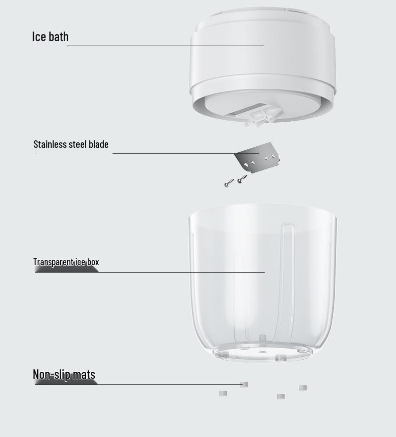 Y Shaved Ice Machine: Manual Hand-Crank Ice Crusher for Fluffy Smoothies and Shaved Ice