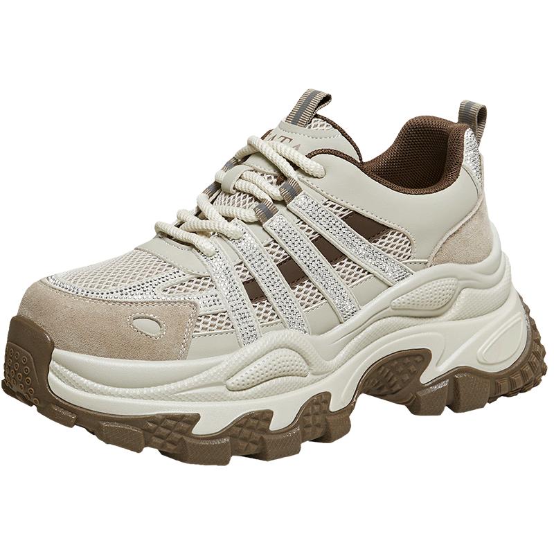 TATA Women s Chunky Platform Casual Sneakers 34