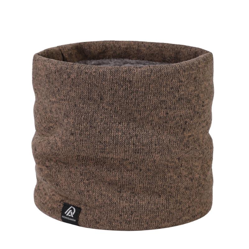 Winter warm neck scarf women's turtleneck wool new versatile men's scarf knitted velvet neck cover