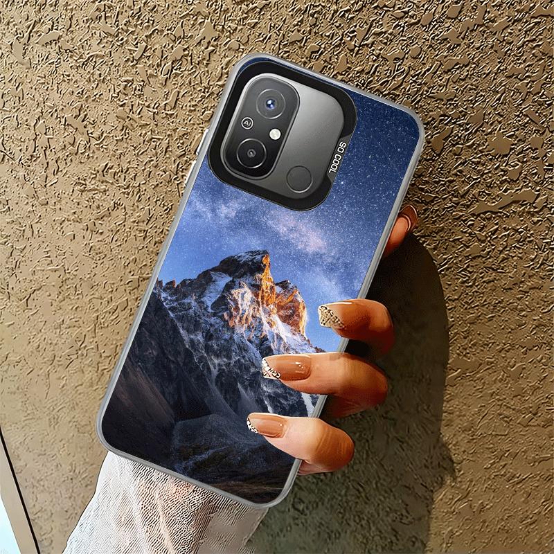Mountain Peaks Landscape Shockproof Phone Case for Xiaomi Poco X7 X6 X5 X3 Pro F7 Ultra M8 Redmi 15C 15 14C 13C 12C 10C 13 12 10