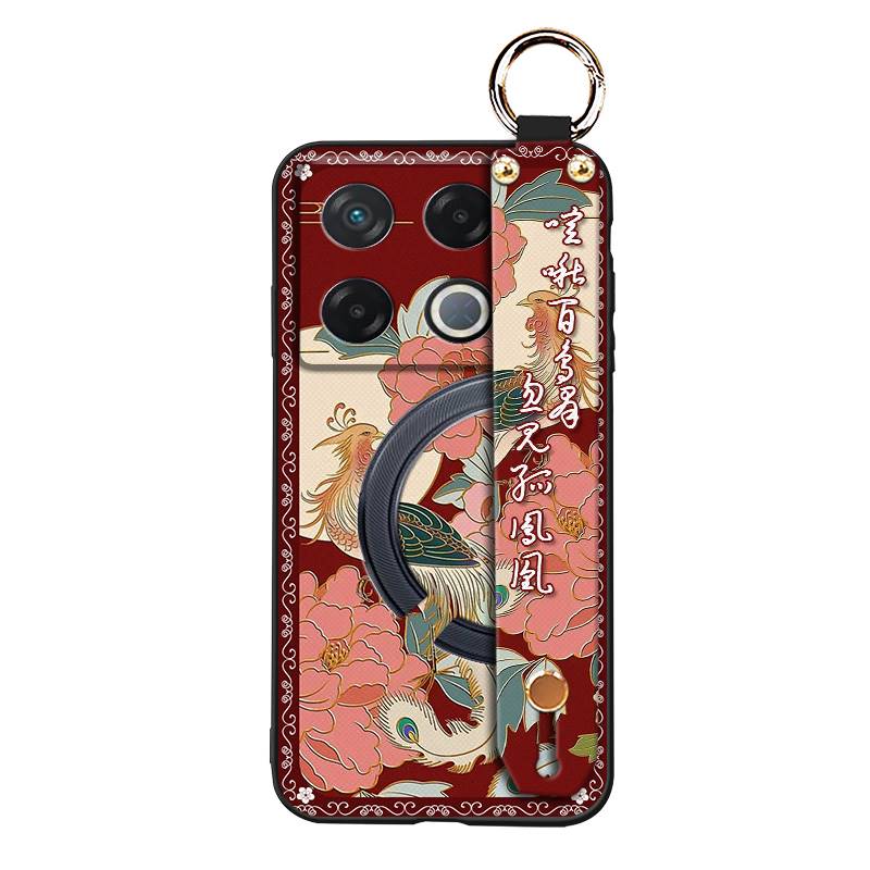 Protective Anti-knock Phone Case For infinix GT 20 Pro/X6871 Anti-dust Dirt-resistant Fashion Shockproof Wrist Strap