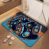 Colorful Game Controllers Patterned Rug Absorbent Nonslip Carpet For Bedroom Kitchen Bathroom Home Decor Halloween Gift
