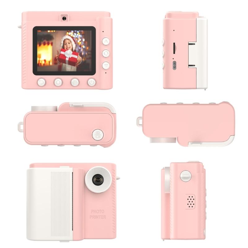 Kids Instants Print Camera Set With 3 Paper Rolls Portable, High Resolution Images, Thermals Printing