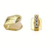 Jinwu Two-Tone Hollow Heart Grillz - Hip Hop Gold Teeth Streetwear Accessory