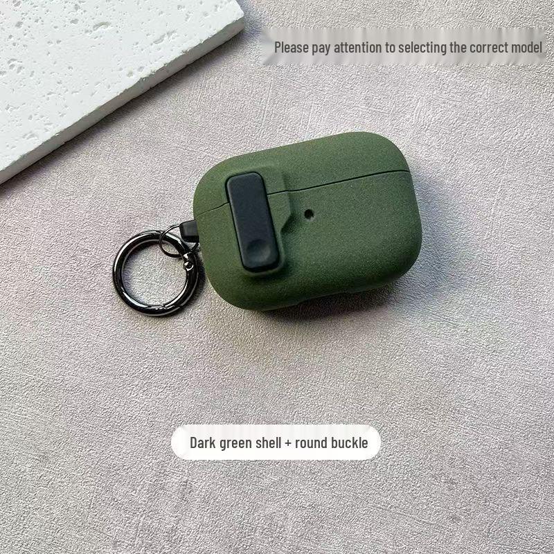 Custodia protettiva per AirPods 4/Pro 2/3 con fibbia