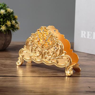 Suport pentru șervețele vintage, aliaj decorativ de zinc, suport pentru șervețele pentru suport pentru petreceri