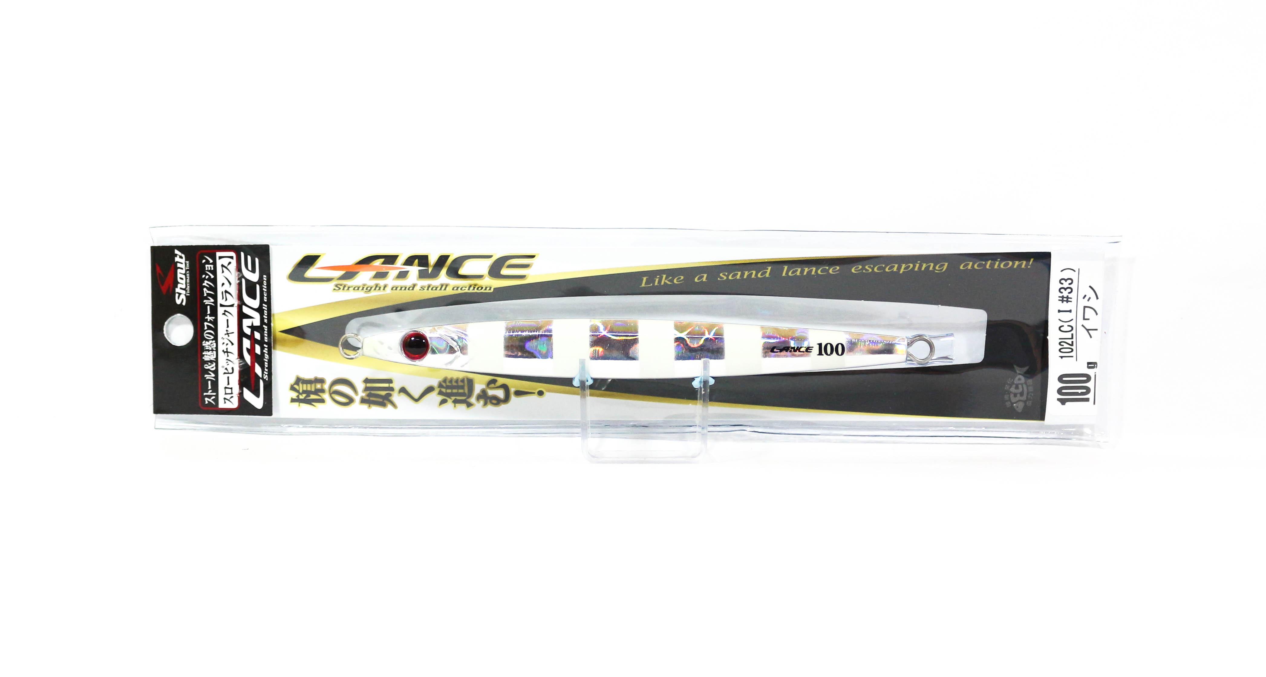 

Shout 102-LC Metal Jig Lance Slow Fall Long 100 grams ZG (7901)