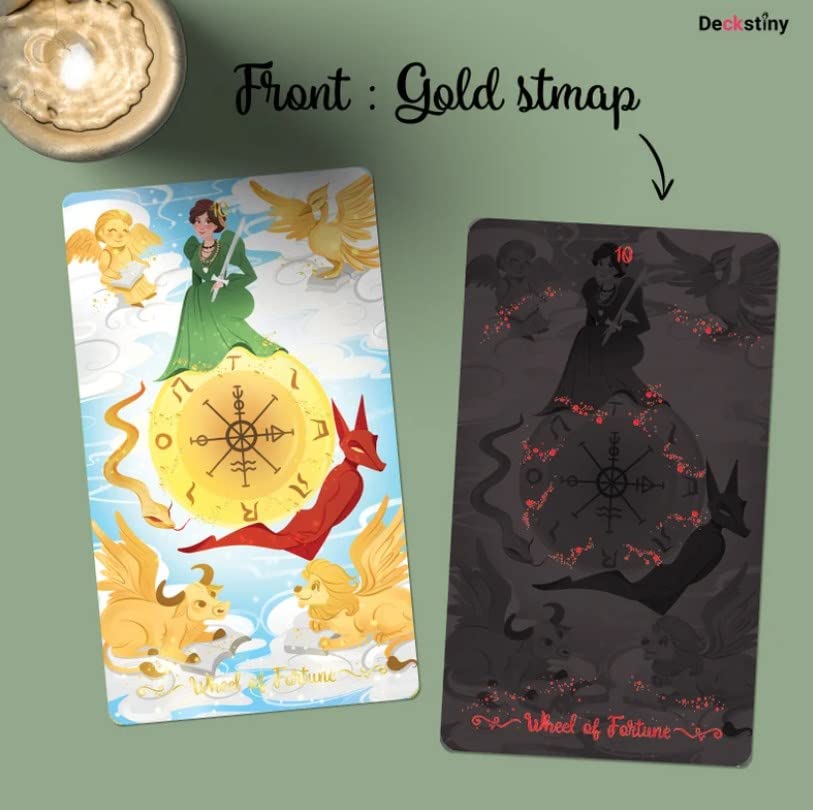 Kancharo Tarot 23 Tarot Reading Set CC Tarot Arcana Includes Japanese Tarot Card Basic Instructions Pouch Cards, Cards, [Pamela (Major Only)