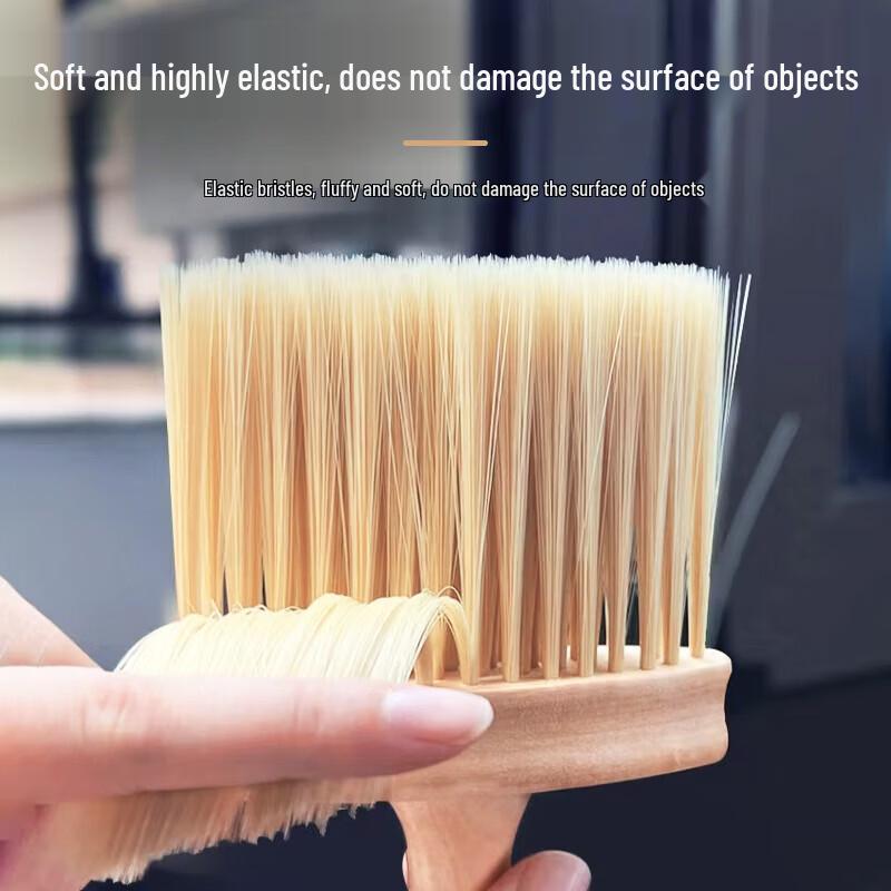 Telpo Wooden Soft Bristle Keyboard and Desktop Cleaning Brush