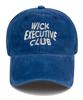 Wig Executive Club Wave Stone Washed Ball Cap - Blue