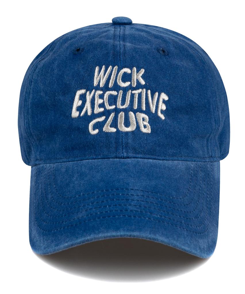 Wig Executive Club Wave Stone Washed Ball Cap - Blue