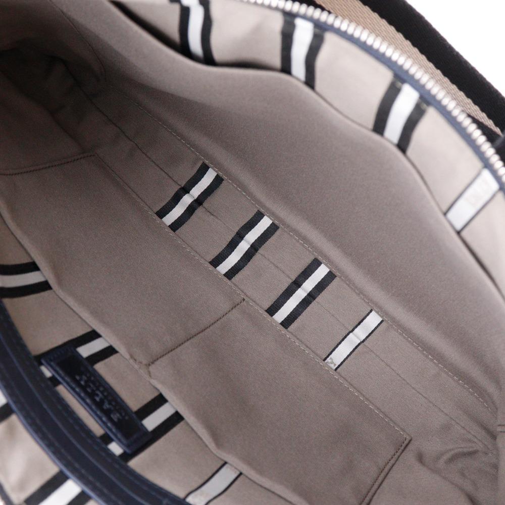 Bally TIGAN Business Bag 2WAYShoulder Black Calfskin Mens Used