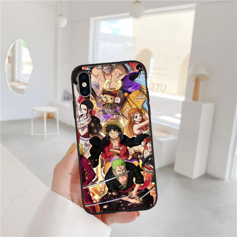 Art One Piece Soft Shell Phone Case for Redmi Note 10 11 12 Pro Max 10S 10C 10T 11A 11S 12S 12C