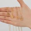 Lucktune Stainless Steel Zodiac Necklace for Women Virgo Libra Taurus 12 Constellation Pendant Necklace Astrology Jewelry Gift