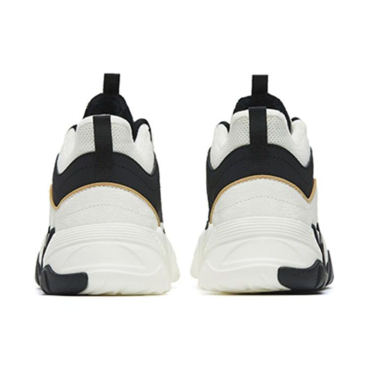 Anta Afterwave 2.0 Leather Warm Cotton Non-Slip Durable Low-Top Sports Casual Shoes Women Sneakers Black White 122248989-2