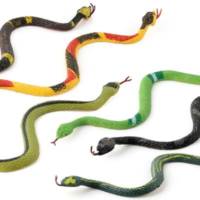 Wild Animal Simulation Snake Model Artificial Figurines Snake Action Figure  Prank Halloween