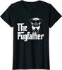 Funny Pug Owner The Pugfather Father Gift Dog Lovers Owner T-Shirt Fathers Day Gift Mens T Shirts Men Clothing Casual Cotton