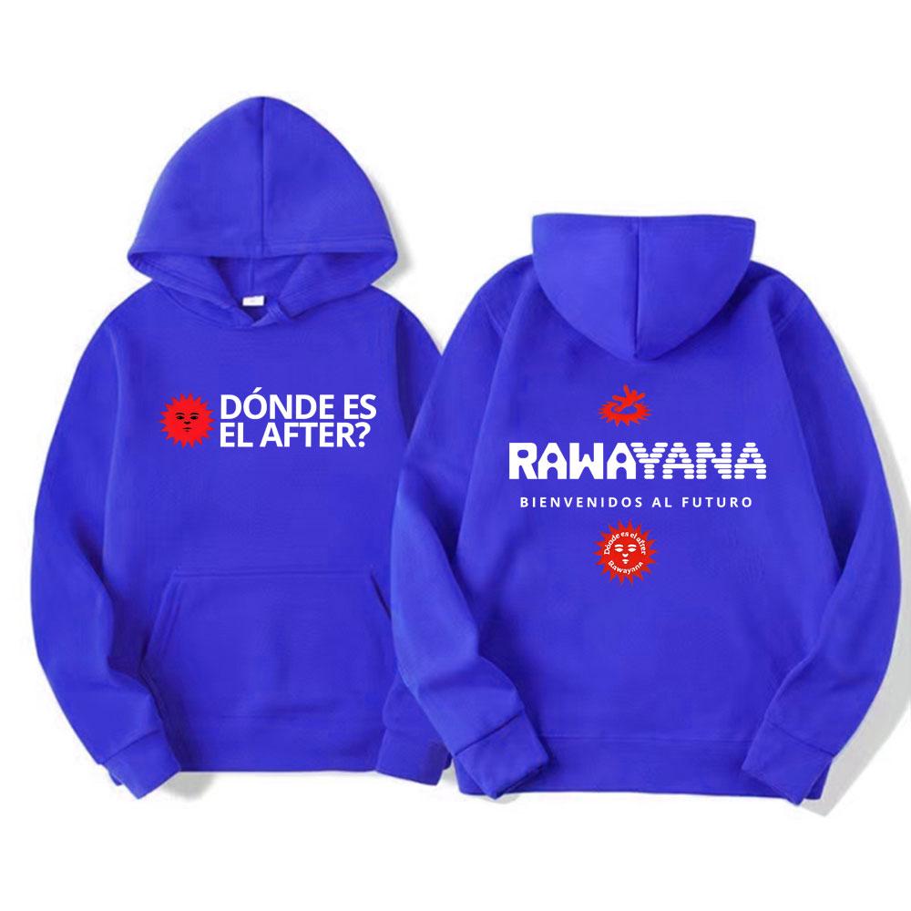 Rawayana Album Tour Vintage Hoodie Herren Damen Mode Übergroß Locker Kapuzenpullover