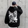 Men's Oversized Graphic Hoodie Hip Hop Style Long Sleeve Pullover Sweatshirt