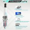 4x Iridium Spark Plugs 90919-01233 For Toyota Camry 4Runner Jeep Dodge Infiniti Nissan Dodge Ram 2.4L 2.5L 3.5L 4.0L 2005-2018