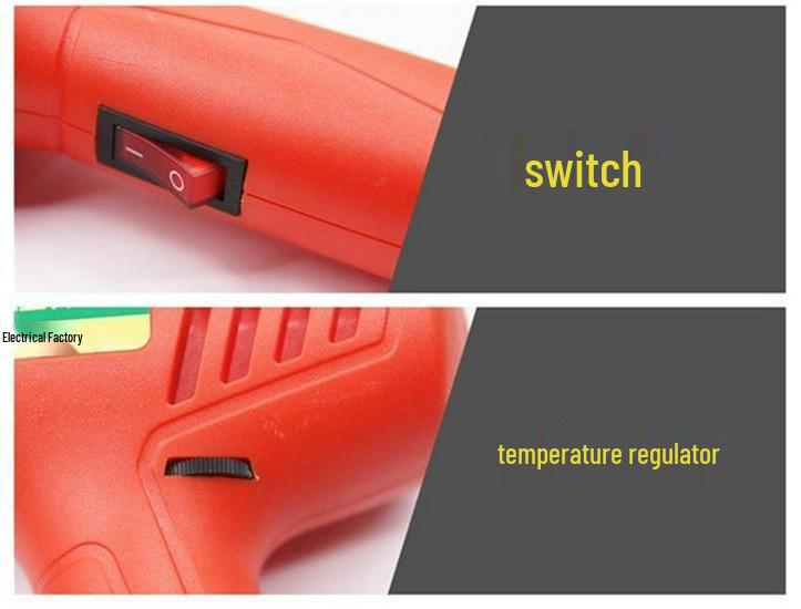 Adjustable Temperature 500W-700W Plastic Welder with Hot Melt Adhesive & Welding Rod