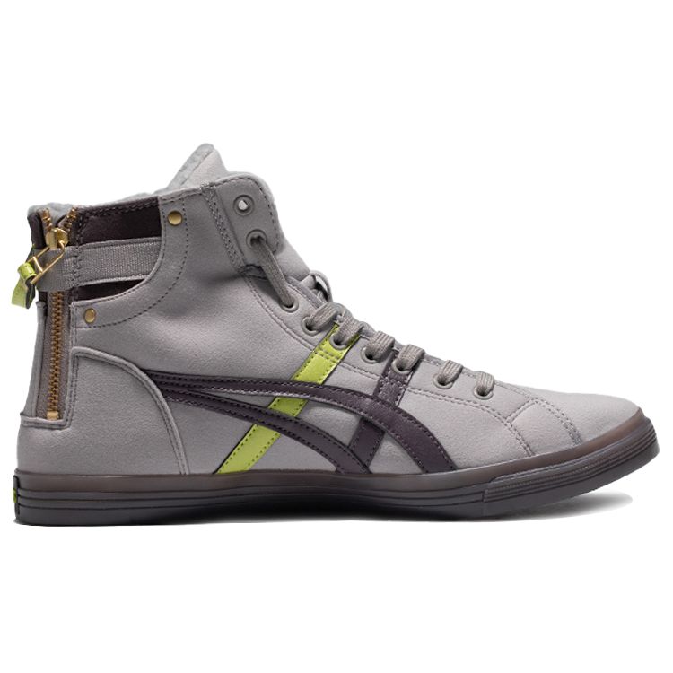 Asics Double Clutch Retro Casual High-Top Skate Shoes Men Skate Shoes Gray 1203A172-022