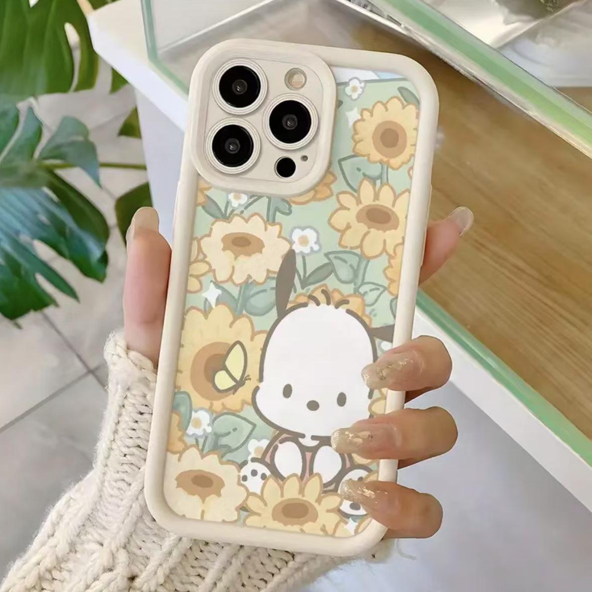 

Adorable Pacha Dog Silver Shell Case for Apple iPhone 17/16/15 Pro/14 Pro Max/13/12 iPhone 14