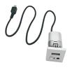 1 Pcs Car AUX/USB Input Adapter Mini Cable USB Slot Interface Button Switch for Ford Focus 2 Mk2 2009 2010 2011 Accessories