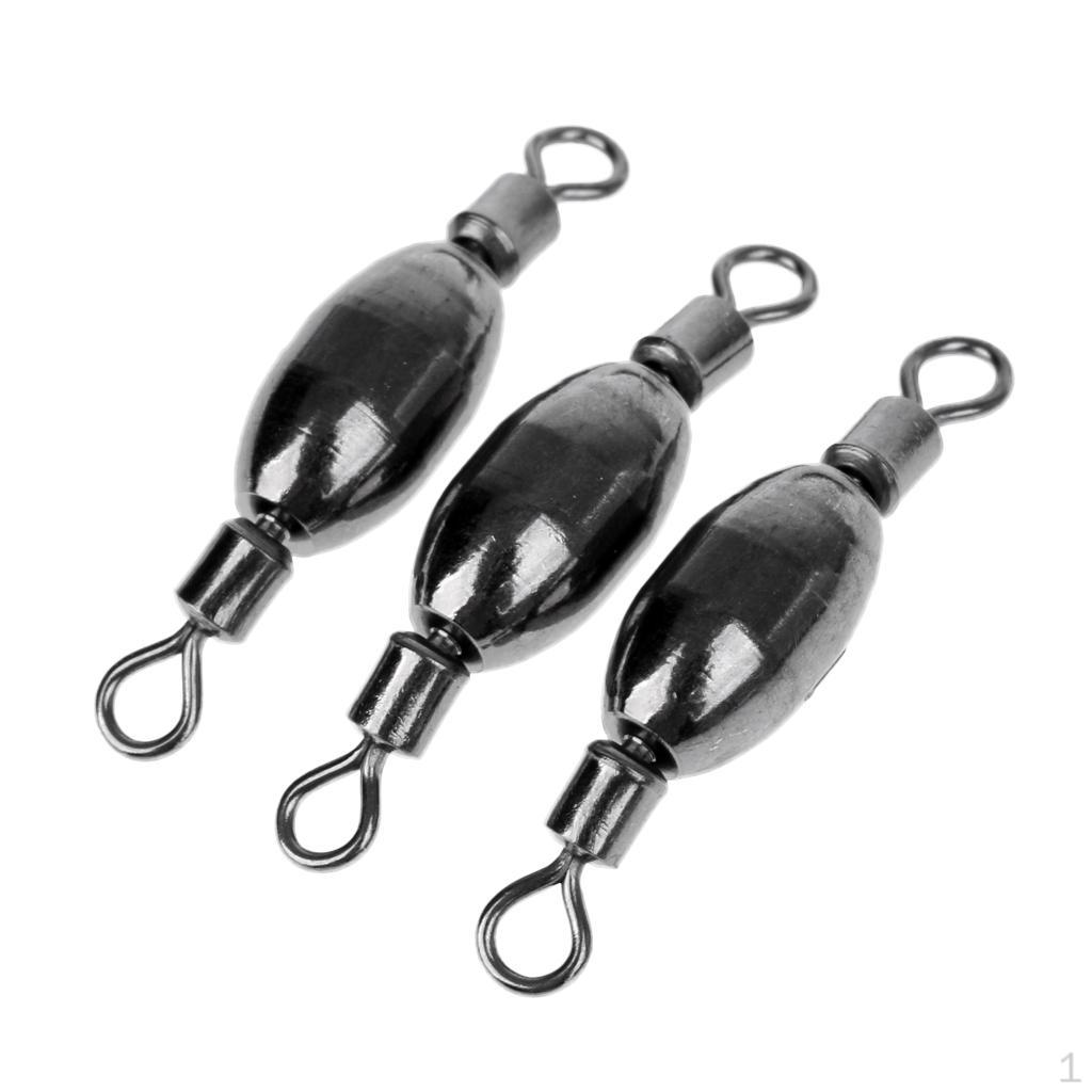 

Drop Weights Sinkers Rolling Swivels Sea Carp Rig Fishing 1.2g-7.2g 4.4g