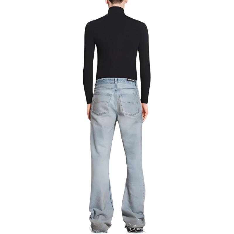 Balenciaga Jeans Loose Fit Unisex Blue 751089TDW144016