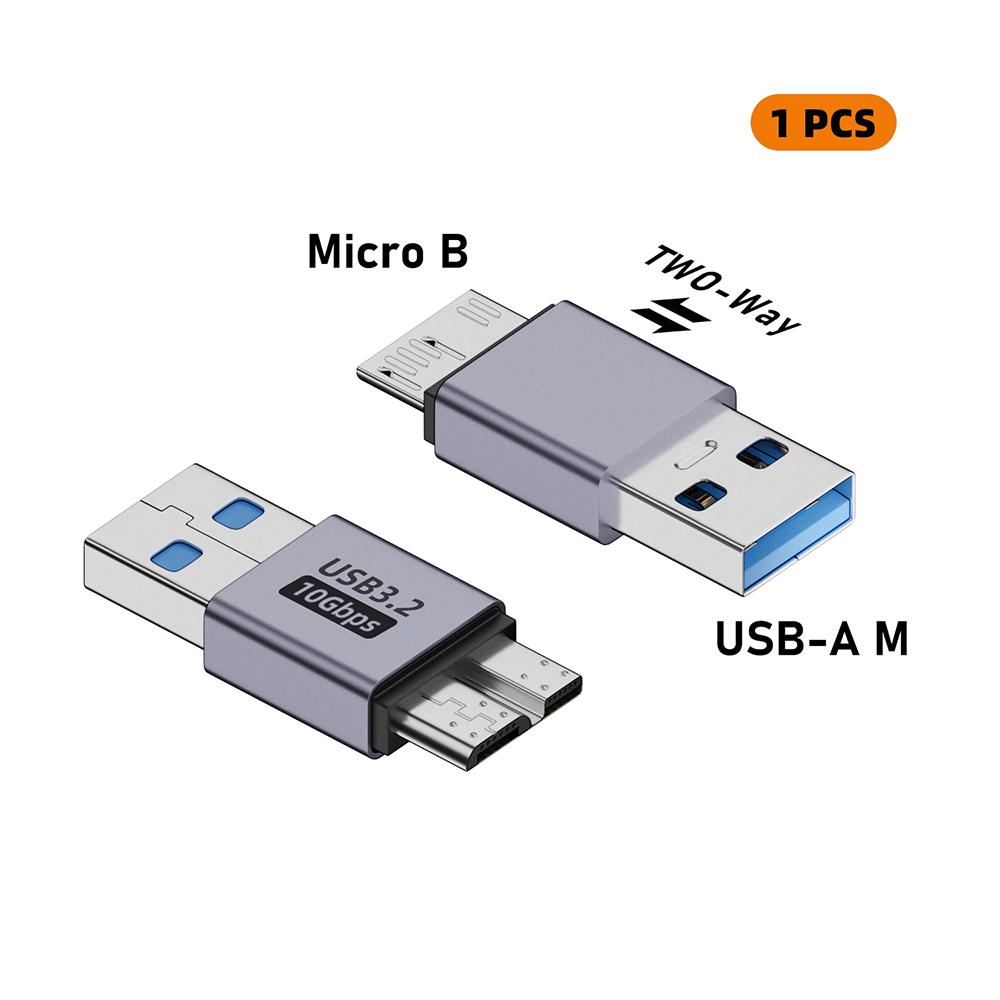 USB C to Micro B Extender Adapter 10Gbps USB3.0 Type C Female to Micro B Cable Extender for Laptop Phone Hard Drive Disk Samsung