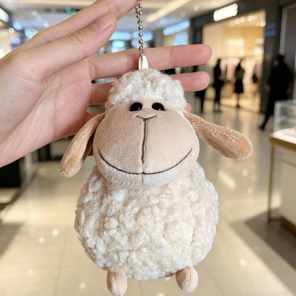 Sheep Sheep Plush Pendant Lamb Soft Lamb Doll Ornament Mini Sheep Plush Keychain Year of the Sheep