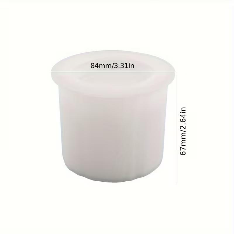 

1pc Silicone Molds for Crafts-Round Succulent Planters,Candle Cups,Storage Containers,Epoxy Resin And Plaster Casting-Home Decor