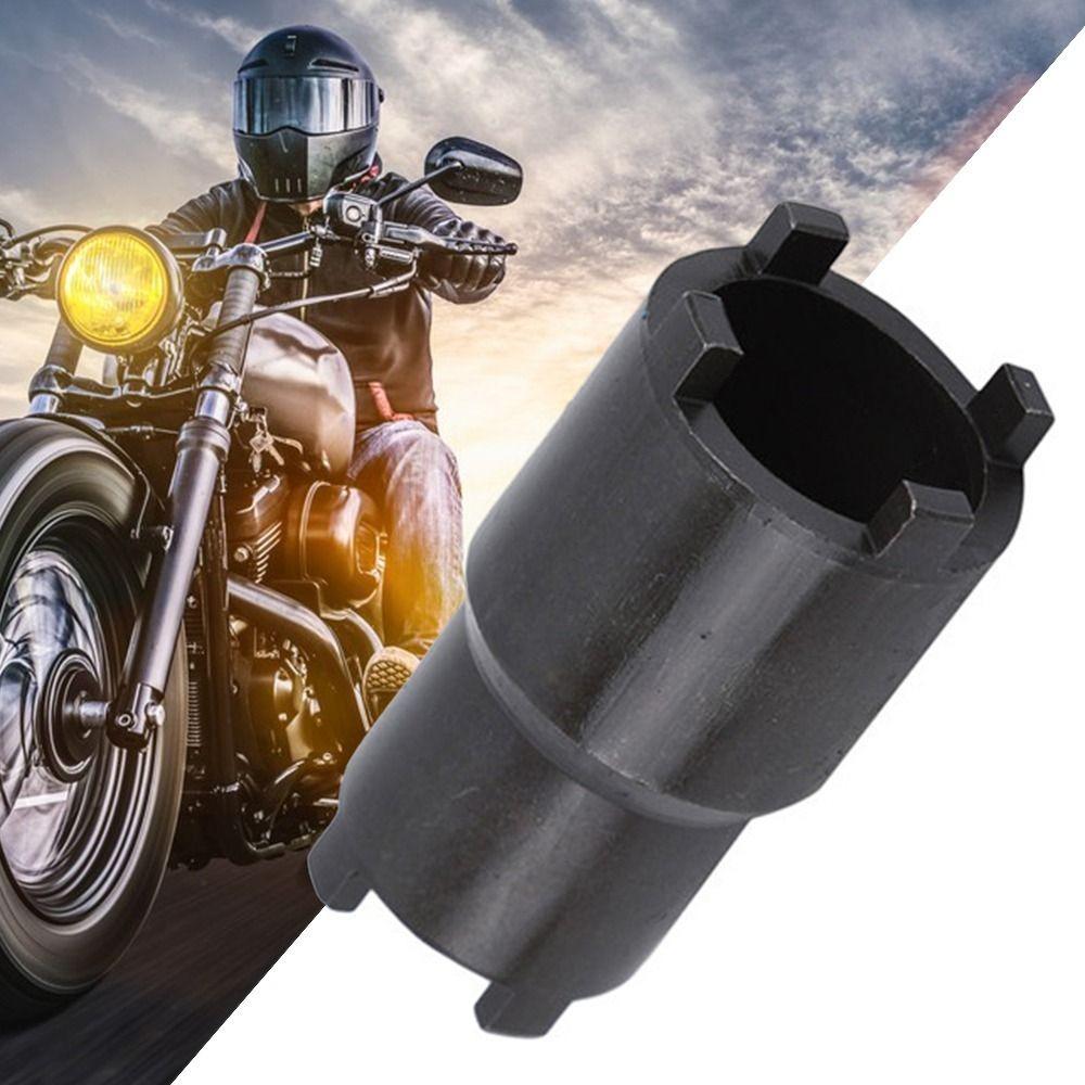 Black Motorcycle Nut Removal Tool Double-Headed Nut Sleeve Clutch Lock Wrench  For Most Motorcycles
