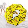 1pc Duck Pattern Automatic Opening/Closing Folding Umbrella with 68 Ribs, Plastic Handle, Windproof Portable Sunshade Umbrella Halloween and