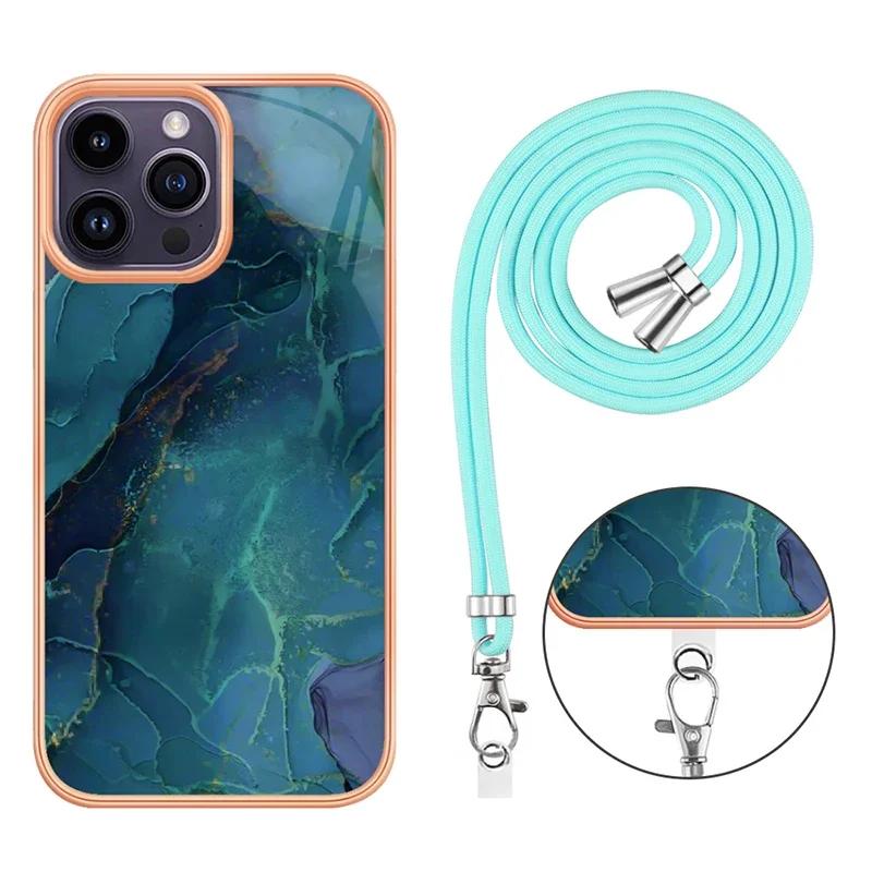 Crossbody Lanyard Cord Phone Case For Samsung Galaxy A16 A05S A13 A14 A15 A23 A24 A25 A32 A33 A34 A35 A54 A55 A73 Strap Cover