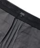 MUSINSA STANDARD Summer Wool Relaxed Tapered Hidden Banding Crop Slacks [Medium Gray]