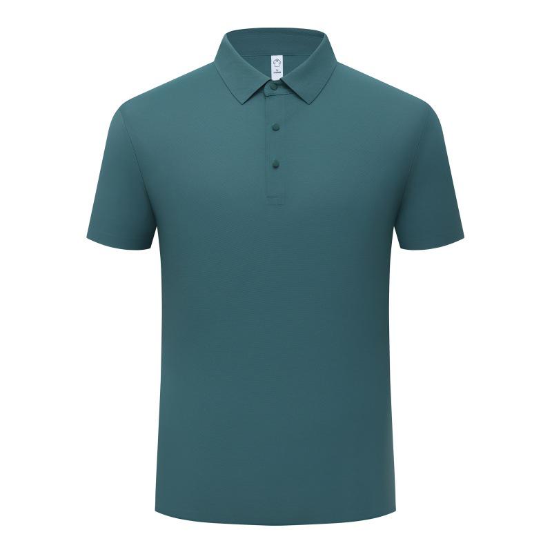 Herren Stretch-Poloshirt aus Eis-Seide: Sommerlich leicht, hochwertig Business Casual, kurzärmlig, Umlegekragen