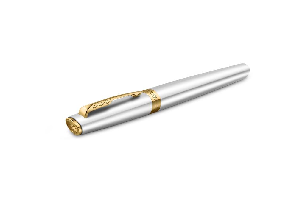 PARKER Meridian Chrome GT Fountain Fine Gift Box Luxury 2232079 Pen, Nib, Included, Gift, Present,